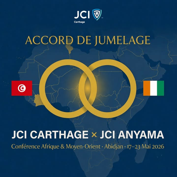 🤝 Un pont entre Carthage et Anyama. C'est officiel ! JCI Ca...